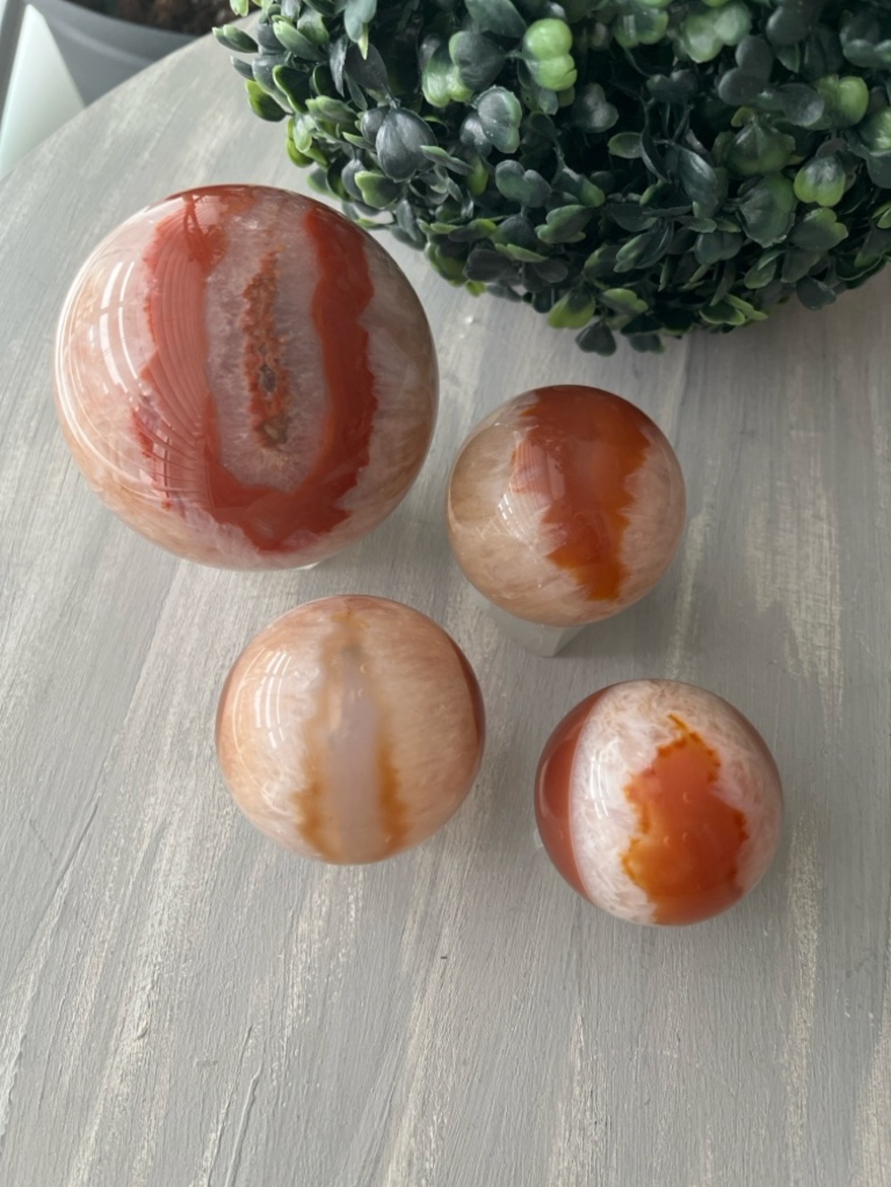 Carnelian sphere